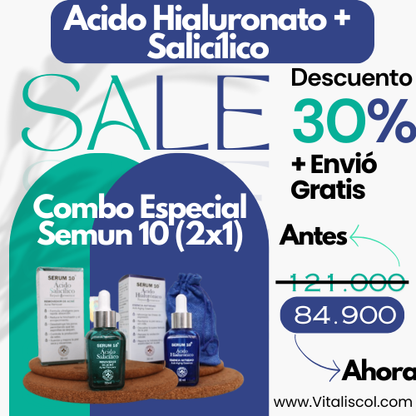 Combo Acido Hialuronato + Salicílico